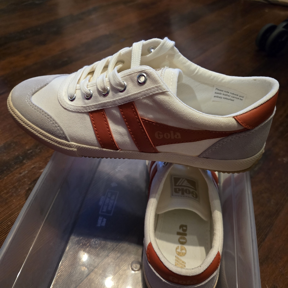 Gola White and Red Sneakers